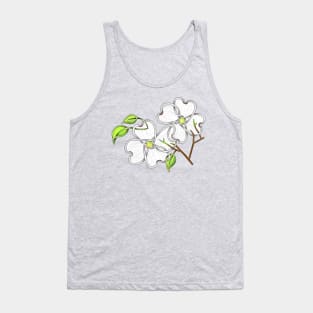 White Dogwood Tank Top